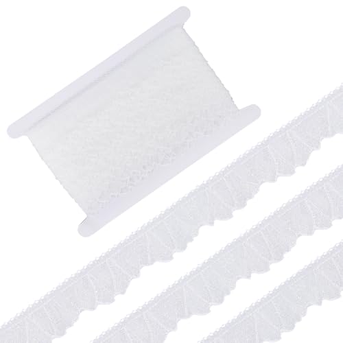 GORGECRAFT 20 Yards Dehnbare Spitzenborte 3.5cm Breit Elastisches Spitzenband Netztüll Geraffte Kante Fransenbesatz Für Heimwerker Nähen Kleidungs Hochzeitsdekoration Geschenkverpackungen Schwarz GORGECRAFT 20 Yards Dehnbare Spitzenborte 3.5cm Breit Elastisches Spitzenband Netztüll Geraffte Kante Fransenbesatz Für Heimwerker Nähen Kleidungs Hochzeitsdekoration Geschenkverpackungen Schwarz von GORGECRAFT
