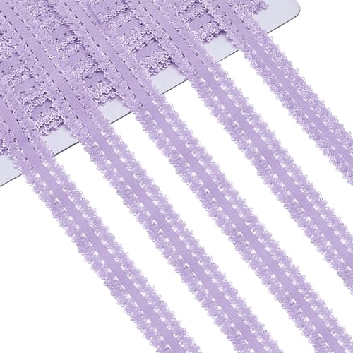 GORGECRAFT 20 m 20 mm Elastische Kantenbesatz Lila Dehnbares Spitzenband Gehäkeltes Spitzenband Kordelband Zum Selbernähen Basteln Verzierungen Für Kleidung Und Geschenkverpackungen GORGECRAFT 20 m 20 mm Elastische Kantenbesatz Lila Dehnbares Spitzenband Gehäkeltes Spitzenband Kordelband Zum Selbernähen Basteln Verzierungen Für Kleidung Und Geschenkverpackungen von GORGECRAFT