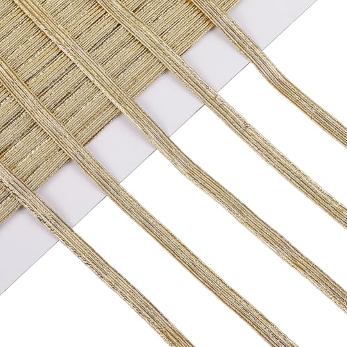 GORGECRAFT 20 m Flaches Goldenes Gummiband Glitzernde Metallische Elastische Kordeln 5mm Streifen Elastisches Strickband Zum Nähen Basteln Rockbund Kleiderherstellung Kleidung GORGECRAFT 20 m Flaches Goldenes Gummiband Glitzernde Metallische Elastische Kordeln 5mm Streifen Elastisches Strickband Zum Nähen Basteln Rockbund Kleiderherstellung Kleidung von GORGECRAFT