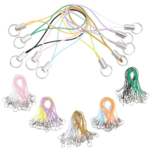 GORGECRAFT 200 Stück 10 Farben Handy Schlüsselanhänger Geteilte Ringschnur Handy Anhänger Umhängeband Abnehmbares Telefonseil Lariat Hängezubehör Für USB Laufwerk Kamera Schmuck GORGECRAFT 200 Stück 10 Farben Handy Schlüsselanhänger Geteilte Ringschnur Handy Anhänger Umhängeband Abnehmbares Telefonseil Lariat Hängezubehör Für USB Laufwerk Kamera Schmuck von GORGECRAFT