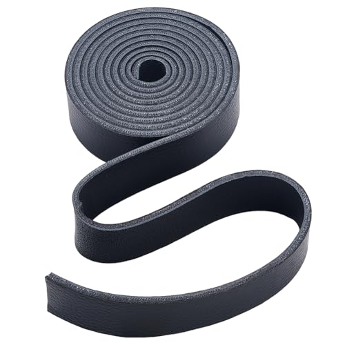 GORGECRAFT 20mm Breites Schwarzes Lederband Mit Litschi Muster 3mm Dick 1.4 Yards/1.3 m Lange Gürtelstreifen Weiches Einseitiges Lederband Pu Lederzubehör Für DIY Bastelprojekte Halsketten Schmuck GORGECRAFT 20mm Breites Schwarzes Lederband Mit Litschi Muster 3mm Dick 1.4 Yards/1.3 m Lange Gürtelstreifen Weiches Einseitiges Lederband Pu Lederzubehör Für DIY Bastelprojekte Halsketten Schmuck von GORGECRAFT