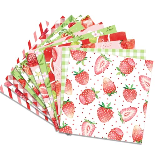 GORGECRAFT 24 Blatt 12 Stile Scrapbook-Papierblock Mit Erdbeermotiv 15.2x15.2cm Früchte Einseitiger Decoupage-Karton Dekoratives Hintergrundmaterial Zum Kartenbasteln Schreiben Journaling Basteln GORGECRAFT 24 Blatt 12 Stile Scrapbook-Papierblock Mit Erdbeermotiv 15.2x15.2cm Früchte Einseitiger Decoupage-Karton Dekoratives Hintergrundmaterial Zum Kartenbasteln Schreiben Journaling Basteln von GORGECRAFT