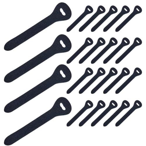 GORGECRAFT 24 Stück 7 × 1.7cm Handgefertigte Reißverschlusslasche Aus Rindsleder Echtes Leder Ersatz Reparatur Rucksack Silberzieherköpfe Verlängerung Für Jacken Koffer Gepäck Geldbörsen (Schwarz) von GORGECRAFT