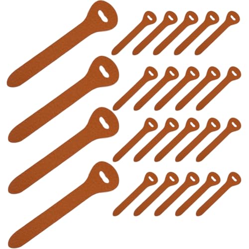 GORGECRAFT 24 Stück 7 × 1.7cm Reißverschluss Ersatzköpfe Aus Echtem Leder Reparatur Gepäckschieber Aus Rindsleder Handgefertigte Reißverschluss Verlängerung Für Jacken Koffer Handtaschen Rucksäcke von GORGECRAFT