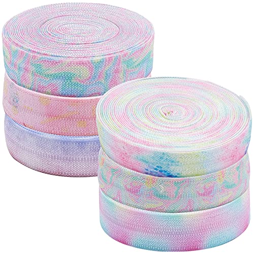 GORGECRAFT 24 Yard 6 Styles Rainbow Fold Over Elastic Ribbon 5/8'' Spandex Fabric Band Pastell Stretch Foldover FOE Headband Trim Stretchy Waistband Ribbon Cord Zum Nähen von Haargummis Näharbeiten GORGECRAFT 24 Yard 6 Styles Rainbow Fold Over Elastic Ribbon 5/8'' Spandex Fabric Band Pastell Stretch Foldover FOE Headband Trim Stretchy Waistband Ribbon Cord Zum Nähen von Haargummis Näharbeiten von GORGECRAFT