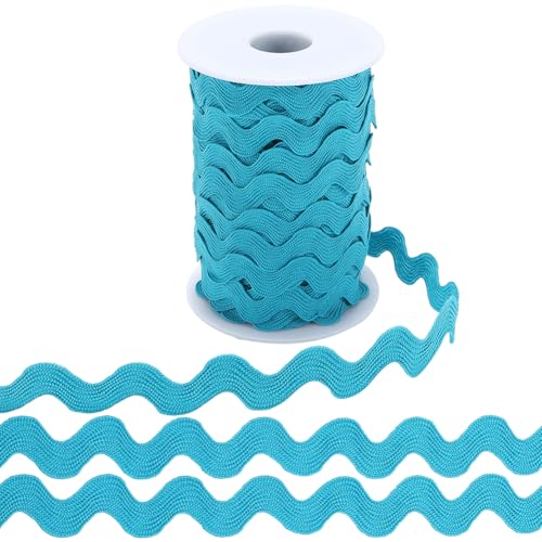 GORGECRAFT 25 Yards Gewelltes Biegeband 10mm Breit RIC Rac Besatz Rick Rack Fransenbesatz Tiefhimmelblau Zickzack Spitzenbesatz Zopfbesatz Polyester Gurtband Für Heimwerker Nähen Basteln Geschenkverpa GORGECRAFT 25 Yards Gewelltes Biegeband 10mm Breit RIC Rac Besatz Rick Rack Fransenbesatz Tiefhimmelblau Zickzack Spitzenbesatz Zopfbesatz Polyester Gurtband Für Heimwerker Nähen Basteln Geschenkverpa von GORGECRAFT
