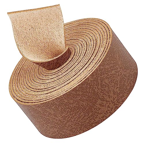 GORGECRAFT 25mm Breite Matte Kunstleder-Riemenrolle Aus Büffelleder 79" Lange Kamelleder-Gürtelstreifen Einseitiger 1.2mm Dickes Lederzubehör Kordel Für Gürtel Bastelarbeiten Armbänder Halsketten GORGECRAFT 25mm Breite Matte Kunstleder-Riemenrolle Aus Büffelleder 79" Lange Kamelleder-Gürtelstreifen Einseitiger 1.2mm Dickes Lederzubehör Kordel Für Gürtel Bastelarbeiten Armbänder Halsketten von GORGECRAFT
