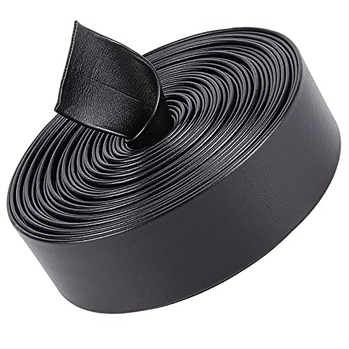 GORGECRAFT 25mm Breite Umklappbare Lederstreifen 5m Lederbesatzband Riemen Aus Kunstlederimitat Schwarze Genarbte Litschi-Lederschnur Flache Lederschnur Für Heimwerker Nähen Säumen Kunsthandwerk GORGECRAFT 25mm Breite Umklappbare Lederstreifen 5m Lederbesatzband Riemen Aus Kunstlederimitat Schwarze Genarbte Litschi-Lederschnur Flache Lederschnur Für Heimwerker Nähen Säumen Kunsthandwerk von GORGECRAFT