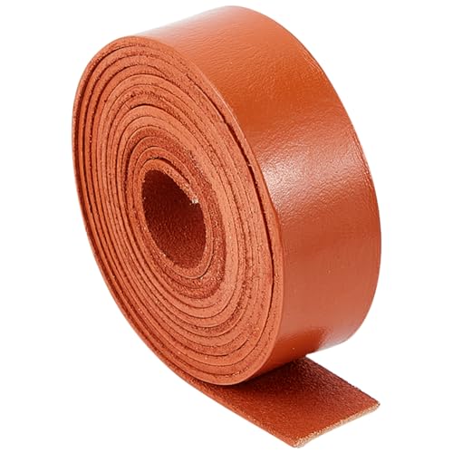 GORGECRAFT 25mm Breites Echtlederband 79" Lange Flache Lederbänder 2mm Dicke Rindslederstreifen Flechtfaden Seil Für Armbänder Schmuckherstellung Halsbänder Gitarrengürtel DIY-Handwerk Sattelbraun GORGECRAFT 25mm Breites Echtlederband 79" Lange Flache Lederbänder 2mm Dicke Rindslederstreifen Flechtfaden Seil Für Armbänder Schmuckherstellung Halsbänder Gitarrengürtel DIY-Handwerk Sattelbraun von GORGECRAFT
