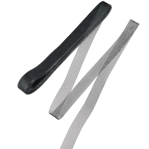 GORGECRAFT 25mm X 21m Steifer Zopf Aus Rosshaar Schwarz Steifer Zopfbesatz Polyesterstäbchen Steifes Rosshaar-Netzband Für Heimwerker Näharbeiten Tanzpartys Kleider Röcke Hüte Geschenkverpackungen GORGECRAFT 25mm X 21m Steifer Zopf Aus Rosshaar Schwarz Steifer Zopfbesatz Polyesterstäbchen Steifes Rosshaar-Netzband Für Heimwerker Näharbeiten Tanzpartys Kleider Röcke Hüte Geschenkverpackungen von GORGECRAFT