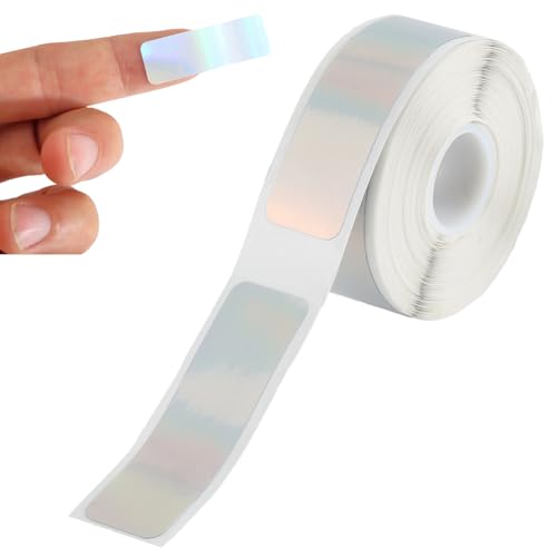 GORGECRAFT 280 Stück 2 Rollen Laser Etikettendrucker Band 12mm × 40mm Etikettendruckerpapier Thermoaufkleber Holografischer Druck Haushalts Aufbewahrungsetiketten Selbstklebender Reflektierender Aufk GORGECRAFT 280 Stück 2 Rollen Laser Etikettendrucker Band 12mm × 40mm Etikettendruckerpapier Thermoaufkleber Holografischer Druck Haushalts Aufbewahrungsetiketten Selbstklebender Reflektierender Aufk von GORGECRAFT