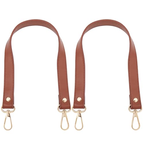 GORGECRAFT 2Stk Geldbörsenriemen PU Leder 38cm Lang Ersatz Für Ledertaschengriffe 19mm Kurzer Schultertaschengurt Mit Goldenen Metallverschlüssen Für Unterarmhandtaschen Tragetaschen Sattelbraun GORGECRAFT 2Stk Geldbörsenriemen PU Leder 38cm Lang Ersatz Für Ledertaschengriffe 19mm Kurzer Schultertaschengurt Mit Goldenen Metallverschlüssen Für Unterarmhandtaschen Tragetaschen Sattelbraun von GORGECRAFT