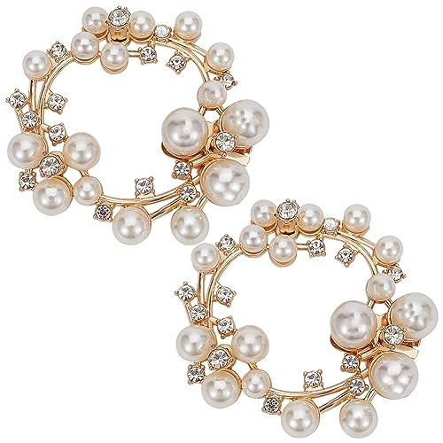GORGECRAFT 2Stk Perlen-Schuhclips Für Damen Abnehmbare Schuhschnallen Elegante Runde Kranzschuhe Clutch Kleid Hut Schuhclips Dekoratives Zubehör Für Hochzeit Party Absätze Flache Schuhe Stiefel GORGECRAFT 2Stk Perlen-Schuhclips Für Damen Abnehmbare Schuhschnallen Elegante Runde Kranzschuhe Clutch Kleid Hut Schuhclips Dekoratives Zubehör Für Hochzeit Party Absätze Flache Schuhe Stiefel von GORGECRAFT