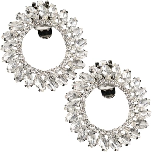 GORGECRAFT 2Stk Strass-Schuhclips Für Hochzeiten Abnehmbarer Schuhschnallenclip 47 x 49mm Messing Elegante Kristall-Schuhdekoration Schuhe Schmuckdekoration Für Flache Absätze Hüte Kleider Clutches GORGECRAFT 2Stk Strass-Schuhclips Für Hochzeiten Abnehmbarer Schuhschnallenclip 47 x 49mm Messing Elegante Kristall-Schuhdekoration Schuhe Schmuckdekoration Für Flache Absätze Hüte Kleider Clutches von GORGECRAFT