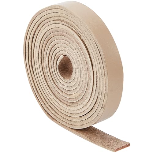 GORGECRAFT 2m X 12.5mm Lederbandstreifen Aus Echtem Leder 2mm Dick Flache Rindslederschnur Flechtfaden Seil Für Armbänder Halsketten Schmuckherstellung Schlüsselanhänger Schnürsenkel DIY-Bräune GORGECRAFT 2m X 12.5mm Lederbandstreifen Aus Echtem Leder 2mm Dick Flache Rindslederschnur Flechtfaden Seil Für Armbänder Halsketten Schmuckherstellung Schlüsselanhänger Schnürsenkel DIY-Bräune von GORGECRAFT