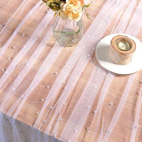 GORGECRAFT 3 Yards Weißer Spitzenstoff 160cm Breit Tüll Mit Perlen Besetzt Spitzennetz Netz Tischdecke Für Brautschleier Hochzeitskleider Heimdekor Weihnachtsfeier Hintergrunddekoration DIY Nähen GORGECRAFT 3 Yards Weißer Spitzenstoff 160cm Breit Tüll Mit Perlen Besetzt Spitzennetz Netz Tischdecke Für Brautschleier Hochzeitskleider Heimdekor Weihnachtsfeier Hintergrunddekoration DIY Nähen von GORGECRAFT