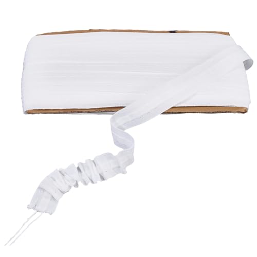 GORGECRAFT 30 m Weiße Schmale Vorhangbänder 24mm Breit Polyester Plissierkordel Im Britischen Stil Faltenzieher Vorhänge Gürtel Futterband Für Heimdekorationsprojekte Zubehör GORGECRAFT 30 m Weiße Schmale Vorhangbänder 24mm Breit Polyester Plissierkordel Im Britischen Stil Faltenzieher Vorhänge Gürtel Futterband Für Heimdekorationsprojekte Zubehör von GORGECRAFT