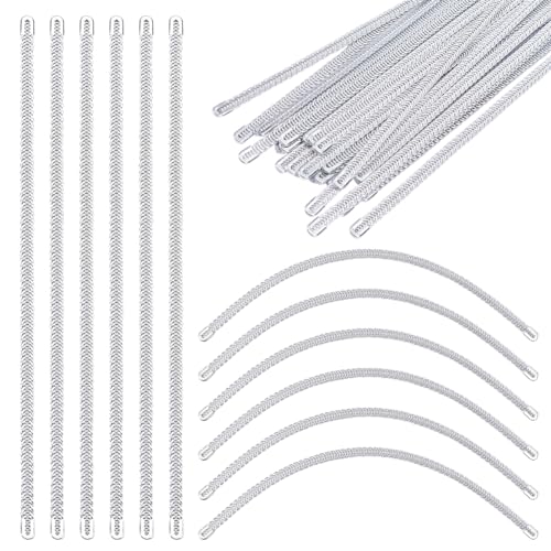 GORGECRAFT 30Stk 23cm Korsettstäbchen 6mm Spiralstahlstäbchen Vorgeschnittene Spiralstahlknochen Metallstäbchen Modellierstäbe Für Mieder Kleider Shapewear Stützstreifen Kostüme Kleidungs DIY Nähen von GORGECRAFT