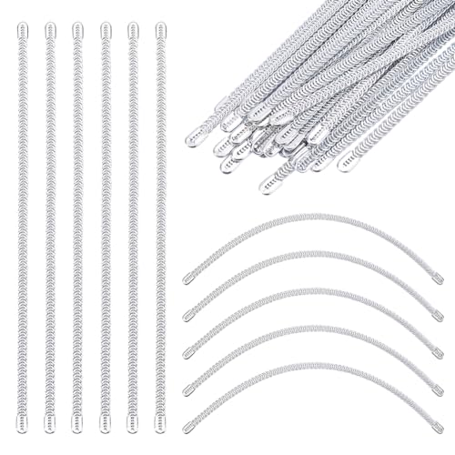 GORGECRAFT 30Stk Spiralstäbchen Aus Stahl 20cm X 5mm Vorgeschnittene Spiralkorsettstäbchen Metallstäbchen Modellierstäbe Shapewear-Stützstreifen Besatz Für Korsetts Kostüme Kleider Hüte DIY Nähen GORGECRAFT 30Stk Spiralstäbchen Aus Stahl 20cm X 5mm Vorgeschnittene Spiralkorsettstäbchen Metallstäbchen Modellierstäbe Shapewear-Stützstreifen Besatz Für Korsetts Kostüme Kleider Hüte DIY Nähen von GORGECRAFT