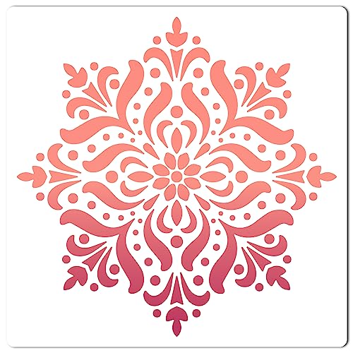 GORGECRAFT 30x30 cm Mandala-Schablonen Wiederverwendbar Chakra-Vorlage Blumen-Muster Vorlagen Wiederverwendbares Schild Quadratische Schablone Zum Malen Auf Holz Wand Boden Heimwerkerhandwerk GORGECRAFT 30x30 cm Mandala-Schablonen Wiederverwendbar Chakra-Vorlage Blumen-Muster Vorlagen Wiederverwendbares Schild Quadratische Schablone Zum Malen Auf Holz Wand Boden Heimwerkerhandwerk von GORGECRAFT
