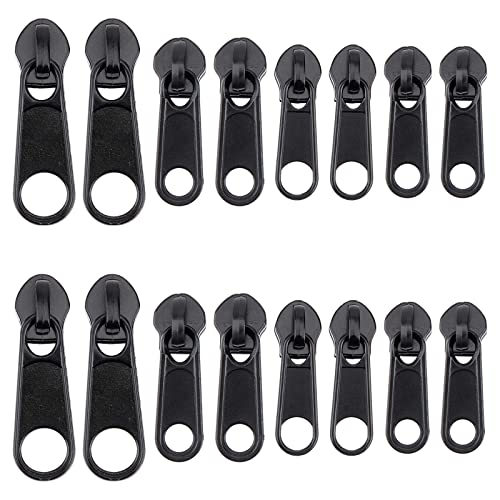 GORGECRAFT 32St 4 Größen # 5# 8 Fix Zip Puller Ersatz-Kunststoff-Reißverschlussschieber Instant Zipper Clip Zip Quick Fix Zip Kits Abnehmbarer Fix Zipper Repair Kit Bekleidungszubehör Für Gepäck GORGECRAFT 32St 4 Größen # 5# 8 Fix Zip Puller Ersatz-Kunststoff-Reißverschlussschieber Instant Zipper Clip Zip Quick Fix Zip Kits Abnehmbarer Fix Zipper Repair Kit Bekleidungszubehör Für Gepäck von GORGECRAFT