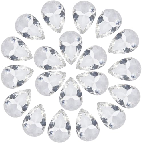 GORGECRAFT 36Stk Große Kristall-Strasssteine In Tropfenform Pointback Edelsteine Zum Aufnähen Auf Glas Facettierte Strasssteine Ohne Loch Edelsteine Kleiderzubehör Zur Schmuckherstellung DIY 30x20 mm GORGECRAFT 36Stk Große Kristall-Strasssteine In Tropfenform Pointback Edelsteine Zum Aufnähen Auf Glas Facettierte Strasssteine Ohne Loch Edelsteine Kleiderzubehör Zur Schmuckherstellung DIY 30x20 mm von GORGECRAFT