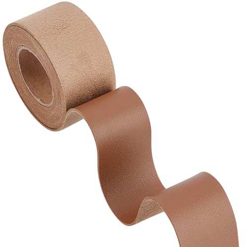 GORGECRAFT 37.5mm Lederband 2m Kokosnussbraun Streifen Aus Genarbtem Leder In Kunstlederoptik 1.7mm Dick Flache Lederschnur Fäden Seil Für Heimwerker Basteln Armbänder Schmuckherstellung GORGECRAFT 37.5mm Lederband 2m Kokosnussbraun Streifen Aus Genarbtem Leder In Kunstlederoptik 1.7mm Dick Flache Lederschnur Fäden Seil Für Heimwerker Basteln Armbänder Schmuckherstellung von GORGECRAFT