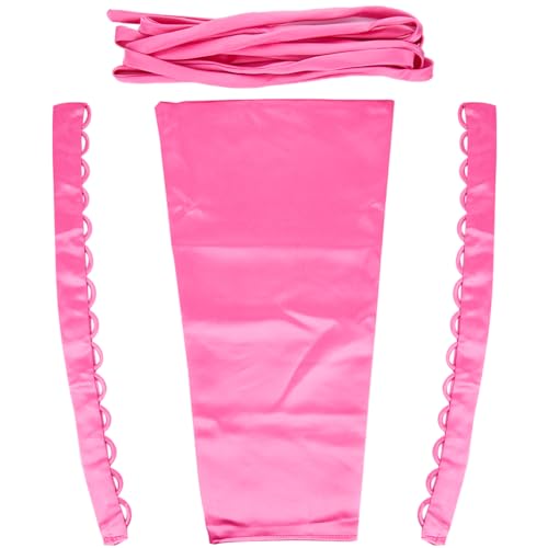GORGECRAFT 3Stk Damen-Hochzeitskleid-Schlaufen Verstellbarer Reißverschluss Ersatz-Ballkleid-Träger Satin-Korsett-Rücken-Set Zum Schnüren Hochzeitskleid Brautkorsett Abschlussball-Kleid-Träger Pink GORGECRAFT 3Stk Damen-Hochzeitskleid-Schlaufen Verstellbarer Reißverschluss Ersatz-Ballkleid-Träger Satin-Korsett-Rücken-Set Zum Schnüren Hochzeitskleid Brautkorsett Abschlussball-Kleid-Träger Pink von GORGECRAFT