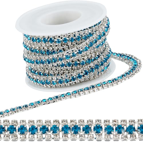 GORGECRAFT 3m 3 Reihen Kristall-Strassbesatz Enge Kette 2.5mm Und 4mm Silberne Basis Perlenklauen-Kettenbesatz Applikationsstreifen Zur Schmuckherstellung Nähen Basteln Hochzeit Kleid Dekoration GORGECRAFT 3m 3 Reihen Kristall-Strassbesatz Enge Kette 2.5mm Und 4mm Silberne Basis Perlenklauen-Kettenbesatz Applikationsstreifen Zur Schmuckherstellung Nähen Basteln Hochzeit Kleid Dekoration von GORGECRAFT