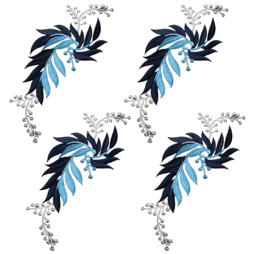 GORGECRAFT 4 Stück Blattranken Applikation Blätter Stickerei Zum Aufbügeln 28 x 13.5cm Blumenpflanzen Bestickt Zum Aufnähen Applikation Für Kleidungsstücke Vorhänge Kissen Decken Jeans Kleidung Repara GORGECRAFT 4 Stück Blattranken Applikation Blätter Stickerei Zum Aufbügeln 28 x 13.5cm Blumenpflanzen Bestickt Zum Aufnähen Applikation Für Kleidungsstücke Vorhänge Kissen Decken Jeans Kleidung Repara von GORGECRAFT