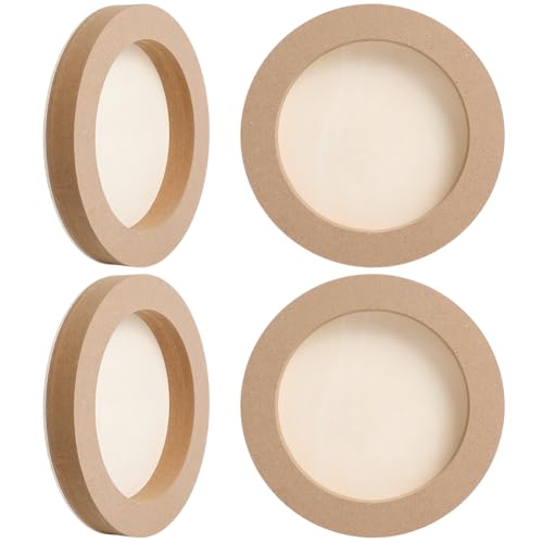GORGECRAFT 4 Stück Holzpaneele 15x2cm Runde Holz Leinwandplatten Unlackierte Holztabletts Wiegenplatte Leere Malleinwand Für Aquarell/Ölgemälde Zeichnen Gießen DIY Ton Kunsthandwerk GORGECRAFT 4 Stück Holzpaneele 15x2cm Runde Holz Leinwandplatten Unlackierte Holztabletts Wiegenplatte Leere Malleinwand Für Aquarell/Ölgemälde Zeichnen Gießen DIY Ton Kunsthandwerk von GORGECRAFT