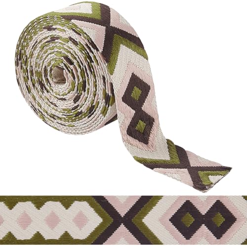 GORGECRAFT 4.6 m Rautenband 4.8cm Rautenmuster Bestickte Gewebte Borte Ethnisches Jacquardband Gurtband Geldbörsengurt Gürtel Für Taschen Kleidung Verzierung Nähen Basteln Geschenkverpackungen Dunkles GORGECRAFT 4.6 m Rautenband 4.8cm Rautenmuster Bestickte Gewebte Borte Ethnisches Jacquardband Gurtband Geldbörsengurt Gürtel Für Taschen Kleidung Verzierung Nähen Basteln Geschenkverpackungen Dunkles von GORGECRAFT