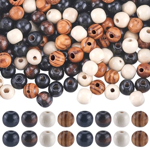 GORGECRAFT 400 Stück 4 Farben Unlackierte Holzperlen 12mm Natürlicher Holz Abstandshalter Lose Kugel Brauner Ton Runde Holzperle Großpackung Mit 3mm Loch Perle Für DIY Perlenarbeiten Basteln GORGECRAFT 400 Stück 4 Farben Unlackierte Holzperlen 12mm Natürlicher Holz Abstandshalter Lose Kugel Brauner Ton Runde Holzperle Großpackung Mit 3mm Loch Perle Für DIY Perlenarbeiten Basteln von GORGECRAFT