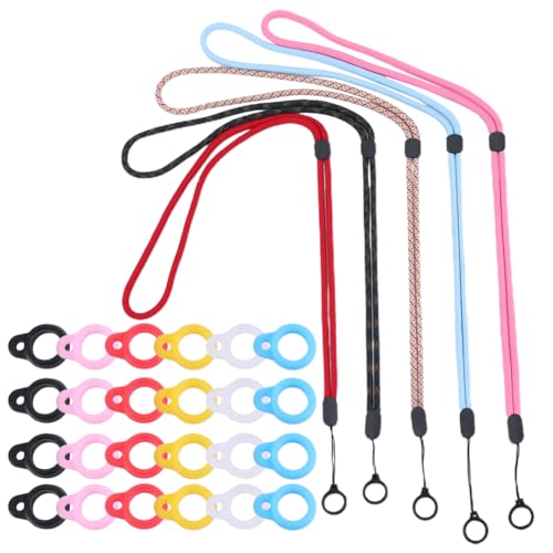 GORGECRAFT 41-Teiliges Anti-Verlust-Halsketten-Lanyard-Set Einschließlich 5-Teiligem Anti-Verlust-Anhänger Riemen-Schnurhalter Mit 36-Teiligen 6-Farben-Silikon-Gummiringen Für Outdoor-Aktivitäten 8mm GORGECRAFT 41-Teiliges Anti-Verlust-Halsketten-Lanyard-Set Einschließlich 5-Teiligem Anti-Verlust-Anhänger Riemen-Schnurhalter Mit 36-Teiligen 6-Farben-Silikon-Gummiringen Für Outdoor-Aktivitäten 8mm von GORGECRAFT
