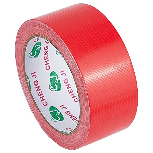 GORGECRAFT 45mmx20m Buchbindungs-Reparaturband Rotes Gewebeband Klebeband Sicheres Tuch Bibliothek Buchnahtversiegelung Scharnier-Bastelband Für Gurtbandreparatur Tarnung von GORGECRAFT