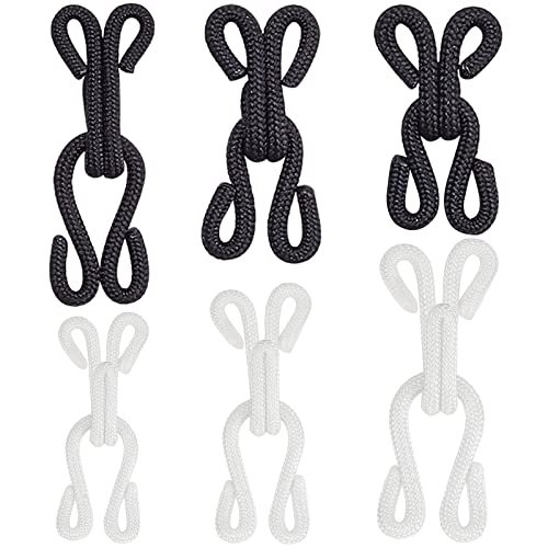 GORGECRAFT 48 Sets Große Verdeckte Nähhaken Und Ösenverschlüsse Haken Und Ösenverschluss Für Pelzmantel Jacke Cape Stola Armband Schmuck Bücher DIY-Näharbeiten Stoffclip 3 Größen (Schwarz + Weiß) GORGECRAFT 48 Sets Große Verdeckte Nähhaken Und Ösenverschlüsse Haken Und Ösenverschluss Für Pelzmantel Jacke Cape Stola Armband Schmuck Bücher DIY-Näharbeiten Stoffclip 3 Größen (Schwarz + Weiß) von GORGECRAFT