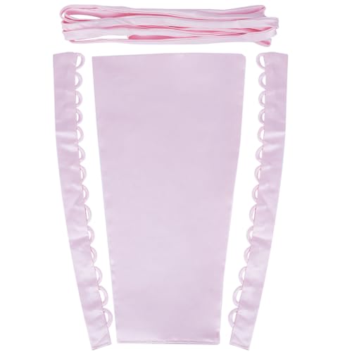 GORGECRAFT 4Stk/Set Passendes Korsett-Rücken-Set Für Hochzeitskleid Reißverschluss Ersatz-Verlängerungsträger Verstellbare Schnürsenkel Satinband Krawatten Satin-Korsett Abendkleid Lavendel Erröten von GORGECRAFT