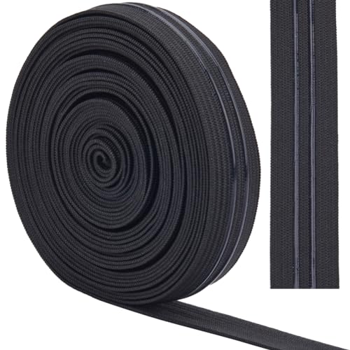 GORGECRAFT 5 Yards 20mm Breites Rutschfestes Elastisches Band Schwarz Gerade Linie Elastisches Greifband Aus Silikon Stretch-Gummi Elastische Riemen Gürtelbund Für Heimwerker Kleidungsstücke Nähen GORGECRAFT 5 Yards 20mm Breites Rutschfestes Elastisches Band Schwarz Gerade Linie Elastisches Greifband Aus Silikon Stretch-Gummi Elastische Riemen Gürtelbund Für Heimwerker Kleidungsstücke Nähen von GORGECRAFT