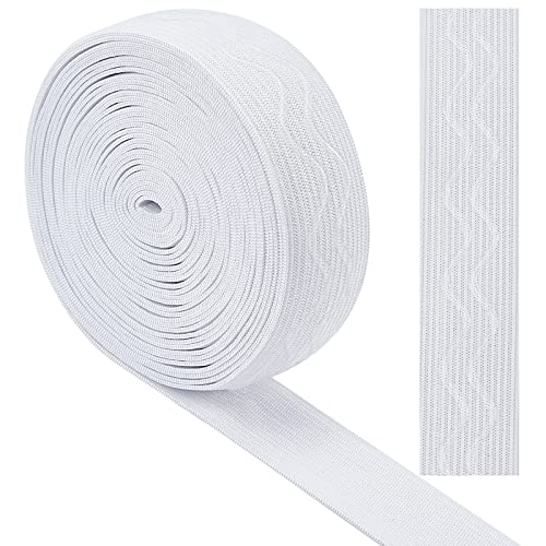 GORGECRAFT 5 Yards 25 mm Breites Rutschfestes Elastisches Band Wellensilikon Elastisches Greifband Stretchgummis Elastischer Gürtel Für Heimwerker Nähen Basteln Sporthosen Zubehör Weiß GORGECRAFT 5 Yards 25 mm Breites Rutschfestes Elastisches Band Wellensilikon Elastisches Greifband Stretchgummis Elastischer Gürtel Für Heimwerker Nähen Basteln Sporthosen Zubehör Weiß von GORGECRAFT