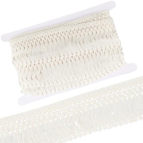 GORGECRAFT 5 Yards X 6cm Baumwoll Quastenfransenbesatz Beige Boho Quastenband Faser Makramee Spitzenbesatz Zum Nähen von Kleidern Kleidung Vorhängen Decken Verzierungen DIY Bastelarbeiten Heimdekorati GORGECRAFT 5 Yards X 6cm Baumwoll Quastenfransenbesatz Beige Boho Quastenband Faser Makramee Spitzenbesatz Zum Nähen von Kleidern Kleidung Vorhängen Decken Verzierungen DIY Bastelarbeiten Heimdekorati von GORGECRAFT
