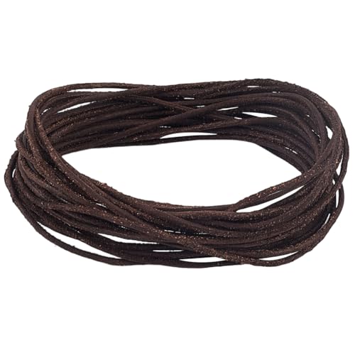 GORGECRAFT 5 m X 1.5mm Wildlederschnur Aus Echtem Leder Rund Aus Genarbtem Rindsleder Kokosnussbraun Natürliches Yak Fell Flechtfäden Für Armbänder Halsketten Schlüsselanhänger Schmuckherstellung DIY GORGECRAFT 5 m X 1.5mm Wildlederschnur Aus Echtem Leder Rund Aus Genarbtem Rindsleder Kokosnussbraun Natürliches Yak Fell Flechtfäden Für Armbänder Halsketten Schlüsselanhänger Schmuckherstellung DIY von GORGECRAFT