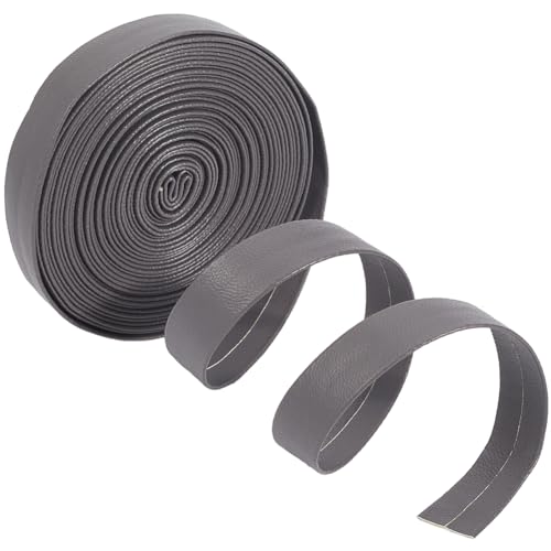 GORGECRAFT 5 m X 15mm Flaches Doppelseitiges Lederband Graues Litschi Leder Schnürsenkel 1mm Dickes PU Lederband Umklappbare Lederstreifen Für Die Herstellung von DIY Schmuck Halsbänder Und Schmuckwer GORGECRAFT 5 m X 15mm Flaches Doppelseitiges Lederband Graues Litschi Leder Schnürsenkel 1mm Dickes PU Lederband Umklappbare Lederstreifen Für Die Herstellung von DIY Schmuck Halsbänder Und Schmuckwer von GORGECRAFT