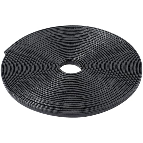 GORGECRAFT 5 m X 6mm X 2.1mm Flaches Lederband Doppelseitige Schwarze Lederstreifen PU Lederband Handgenähter Rand PU Fäden Schnüre Für Heimwerker Griffe Gürtelherstellung Werkzeuge Werkstatthandschuh GORGECRAFT 5 m X 6mm X 2.1mm Flaches Lederband Doppelseitige Schwarze Lederstreifen PU Lederband Handgenähter Rand PU Fäden Schnüre Für Heimwerker Griffe Gürtelherstellung Werkzeuge Werkstatthandschuh von GORGECRAFT