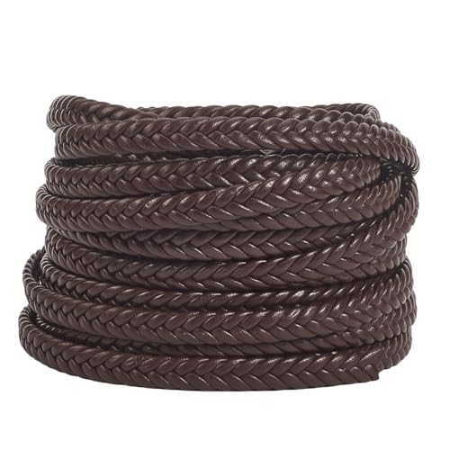 GORGECRAFT 5 m X 8mm Geflochtenes Lederband Flach PU Lederband Kunstleder Flechtfäden Bolo Krawattenseil Für Heimwerker Armbänder Halsbänder Halsketten Fußkettchen Schlüsselanhänger Schmuckherstellung GORGECRAFT 5 m X 8mm Geflochtenes Lederband Flach PU Lederband Kunstleder Flechtfäden Bolo Krawattenseil Für Heimwerker Armbänder Halsbänder Halsketten Fußkettchen Schlüsselanhänger Schmuckherstellung von GORGECRAFT