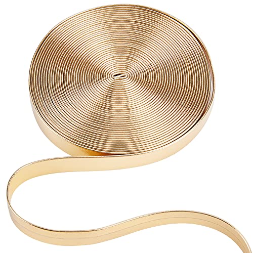 GORGECRAFT 5.5 Yard Lange Metallische Lederstreifen 0.4" breite Flache Glänzende Pu-Lederriemen Glänzende Lederspitze Perlenschnur Band Basteln Doppelseitiges Lederzubehör Kunstkordel Für Kissen GORGECRAFT 5.5 Yard Lange Metallische Lederstreifen 0.4" breite Flache Glänzende Pu-Lederriemen Glänzende Lederspitze Perlenschnur Band Basteln Doppelseitiges Lederzubehör Kunstkordel Für Kissen von GORGECRAFT