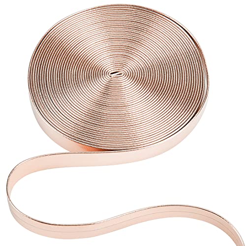 GORGECRAFT 5.5Yds Metallic-Lederstreifen 0.4" breite Flache Glänzende Pu-Lederriemen Glänzende Lederspitze Perlenschnur Doppelseitiges Lederzubehör Kunstkordel Zum Basteln von Kleidung Schmuck GORGECRAFT 5.5Yds Metallic-Lederstreifen 0.4" breite Flache Glänzende Pu-Lederriemen Glänzende Lederspitze Perlenschnur Doppelseitiges Lederzubehör Kunstkordel Zum Basteln von Kleidung Schmuck von GORGECRAFT