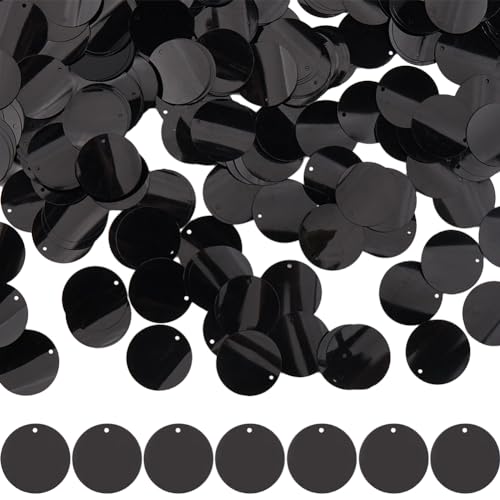 GORGECRAFT 500 Stück Flache Runde Pailletten 25mm Schwarze Lose Pailletten Mit Seitlichem Loch Flitter Nähen Basteln Zur Schmuckherstellung Ohrringe Hochzeit Kleidung Stickapplikation Verzierung GORGECRAFT 500 Stück Flache Runde Pailletten 25mm Schwarze Lose Pailletten Mit Seitlichem Loch Flitter Nähen Basteln Zur Schmuckherstellung Ohrringe Hochzeit Kleidung Stickapplikation Verzierung von GORGECRAFT