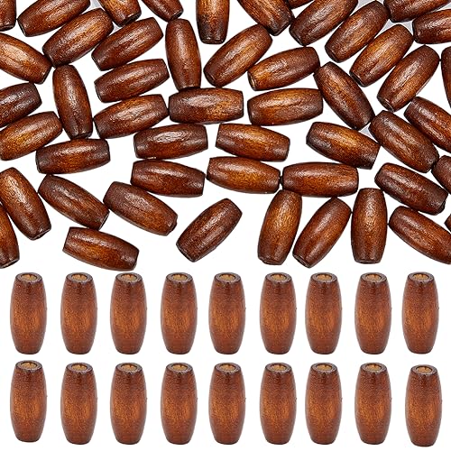 GORGECRAFT 500Stk Ovale Holzperlen Rustikale Bauernhaus-Naturholzperlen 15x7mm Lose Holzperlen 2.5mm Loch Makramee-Abstandsperlen Für DIY Perlenarbeiten Schmuckherstellung Weihnachts Kokosnuss Braun GORGECRAFT 500Stk Ovale Holzperlen Rustikale Bauernhaus-Naturholzperlen 15x7mm Lose Holzperlen 2.5mm Loch Makramee-Abstandsperlen Für DIY Perlenarbeiten Schmuckherstellung Weihnachts Kokosnuss Braun von GORGECRAFT