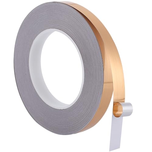 GORGECRAFT 50mx15mm Goldfarbenes Fugenband Flexible Zierleisten Wandleisten Selbstklebend Metallisiertes Klebeband Trimold Wand Trim Molding Für Zuhause Küche Decke Fliesen Bodenkanten von GORGECRAFT