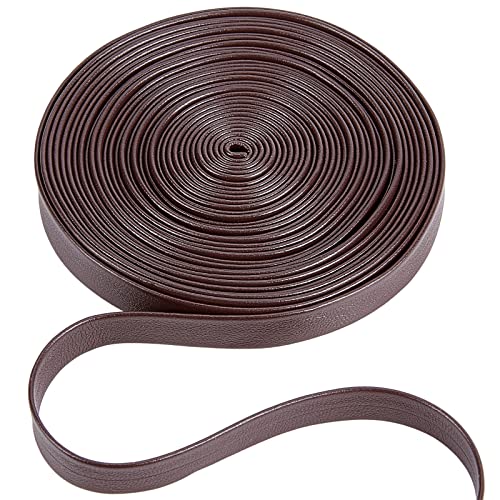 GORGECRAFT 5m Lederbesatzband 10mm Breit Umklappbare Lederstreifen Riemen Aus Genarbtem Litschi-Kunstlederimitat Flache Lederschnur Für Heimwerker Gürtel Armbänder Schmuckherstellung Kokosnuss Braun GORGECRAFT 5m Lederbesatzband 10mm Breit Umklappbare Lederstreifen Riemen Aus Genarbtem Litschi-Kunstlederimitat Flache Lederschnur Für Heimwerker Gürtel Armbänder Schmuckherstellung Kokosnuss Braun von GORGECRAFT